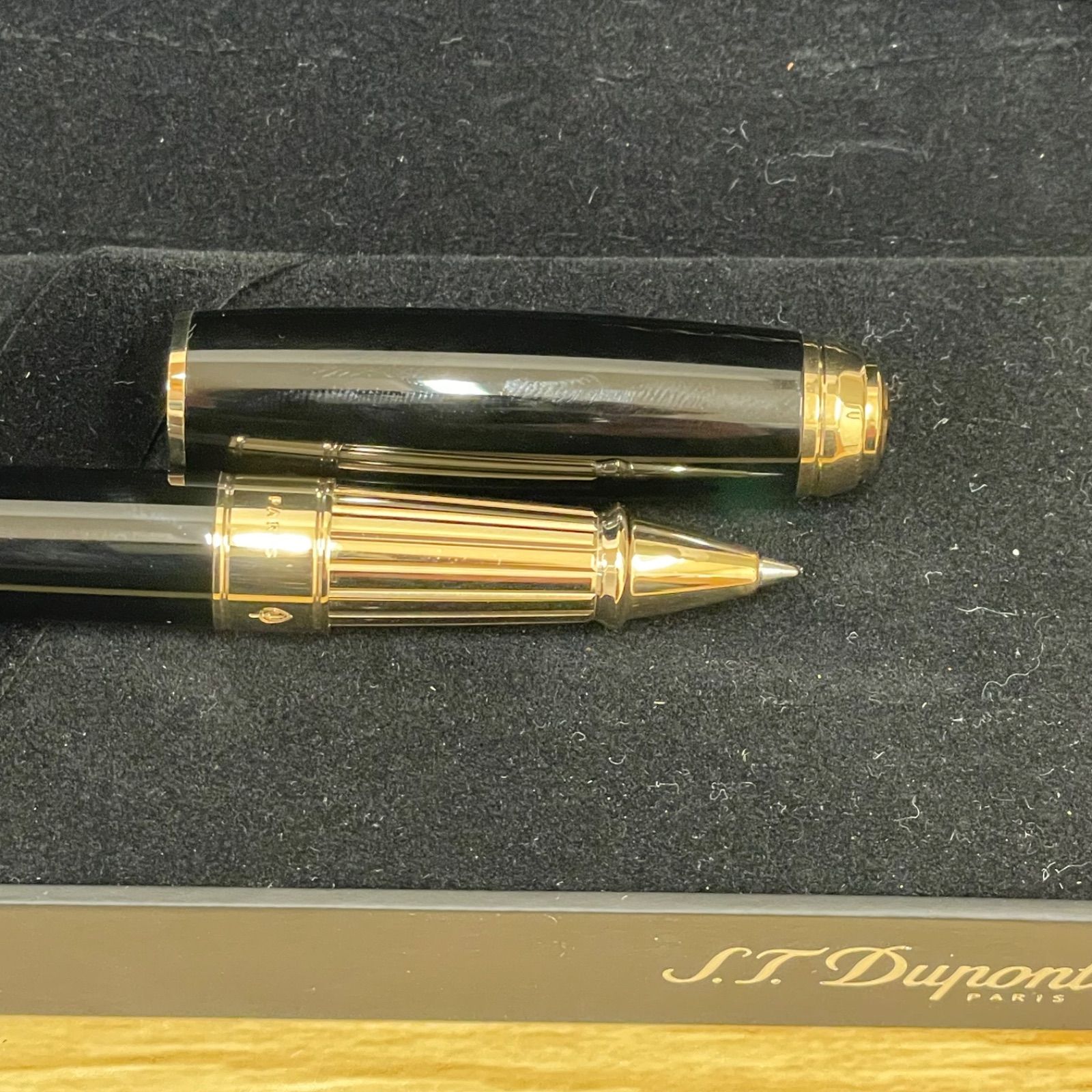 □デュポン S.T. Dupont ボールペン ローラーボール ラインD ラージ