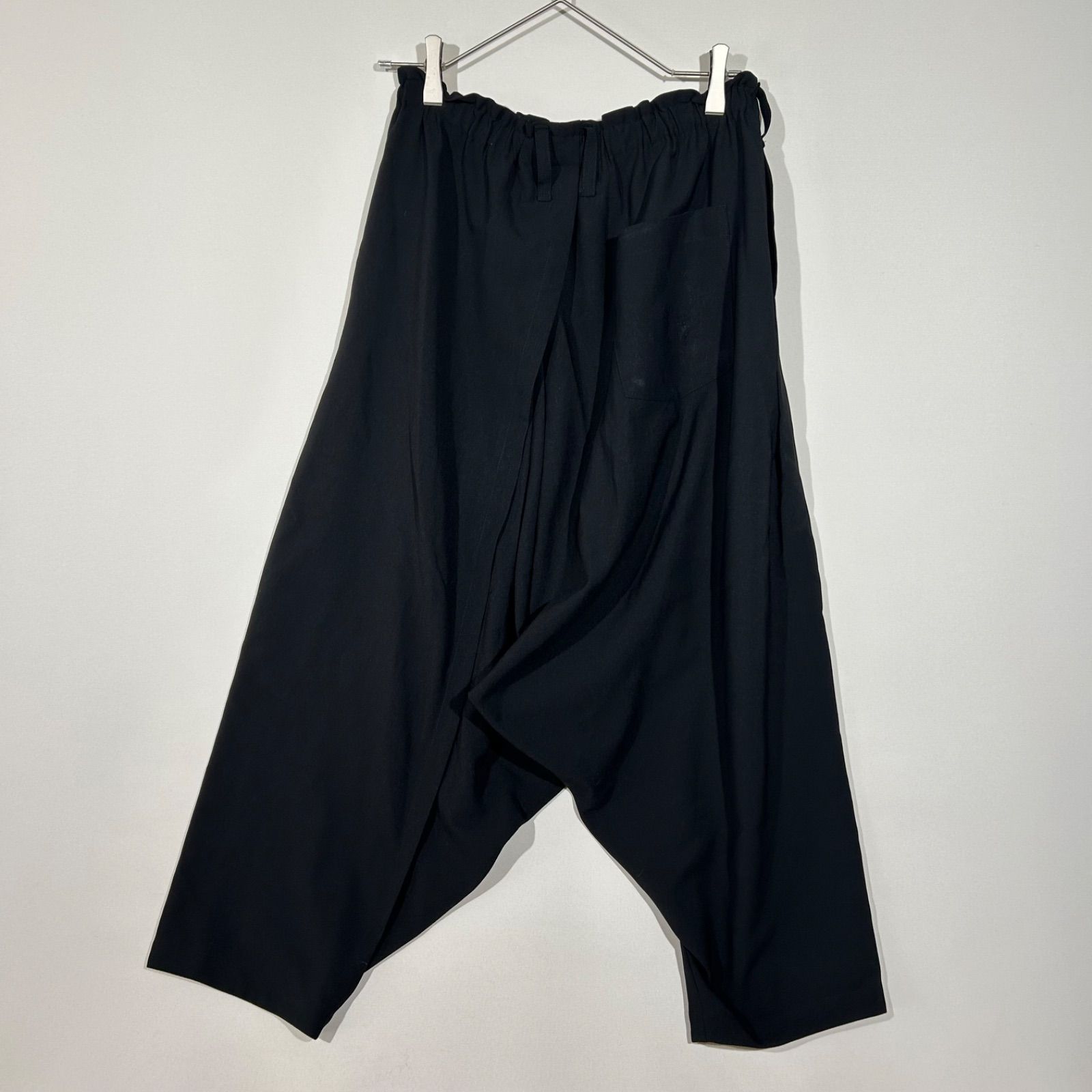 132 5.ISSEY MIYAKE サルエルパンツ 黒 SEAMLESS BOTTOMS BASIC