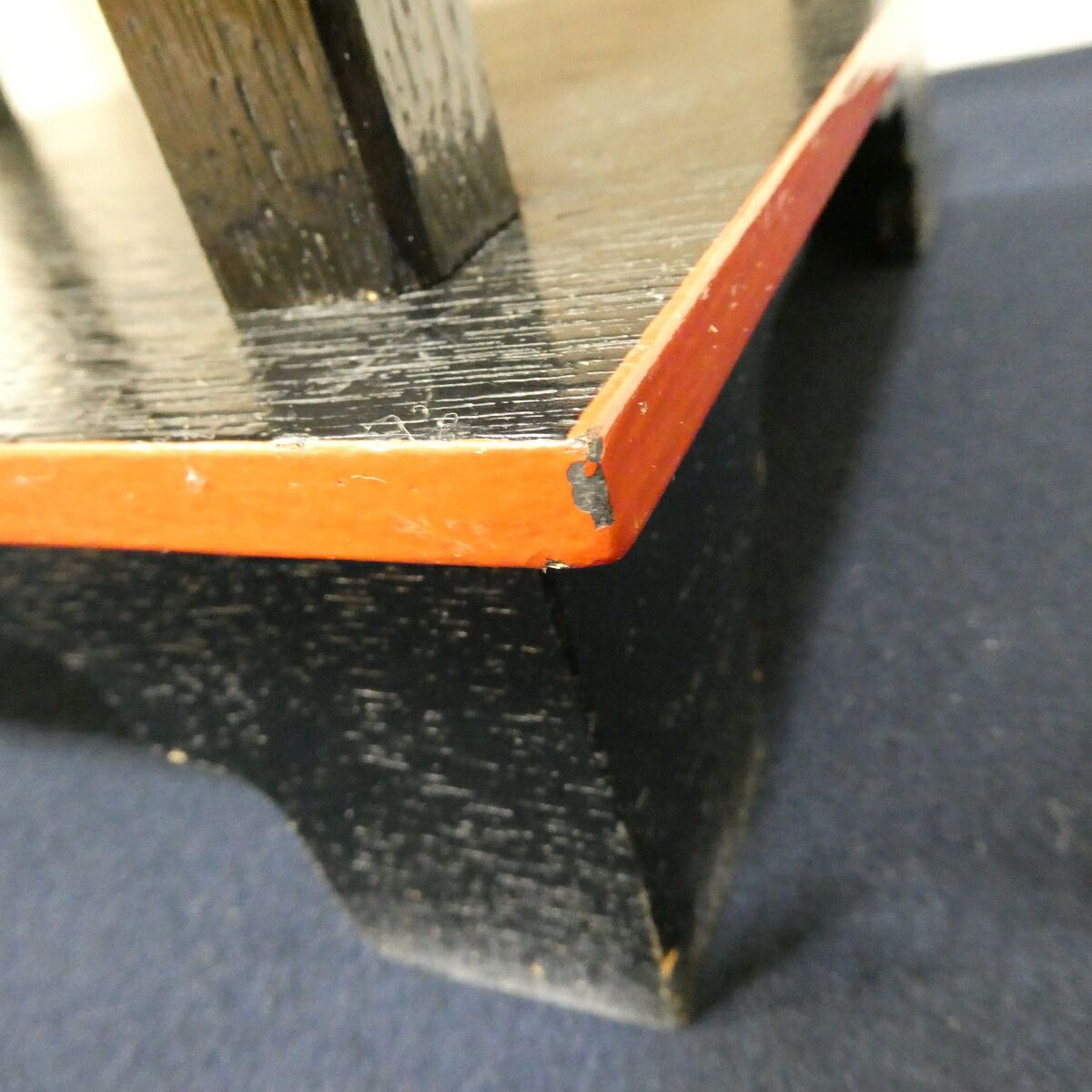 引き出し付 木製柱】懐石道具 木製組立式 五段配膳棚 （2）水屋棚 水谷