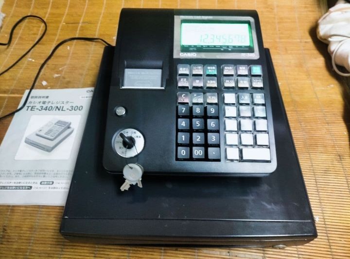 カシオレジスター TE-340/NL300 フル設定無料 923007 カシオレジスター