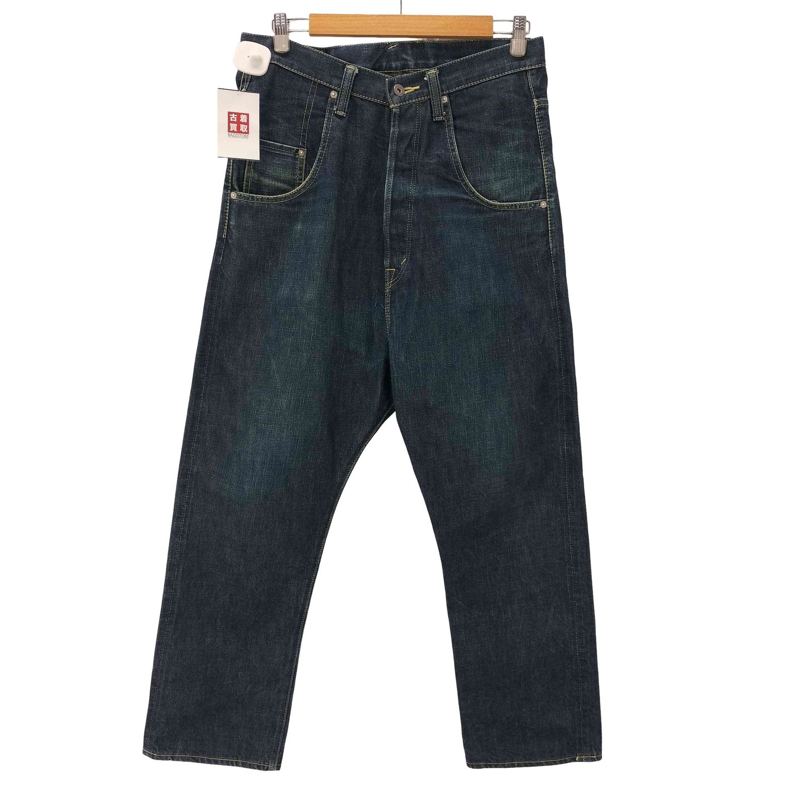 ガンリュウサルエルデニムパンツSセルビッチ赤耳コムデギャルソン日本