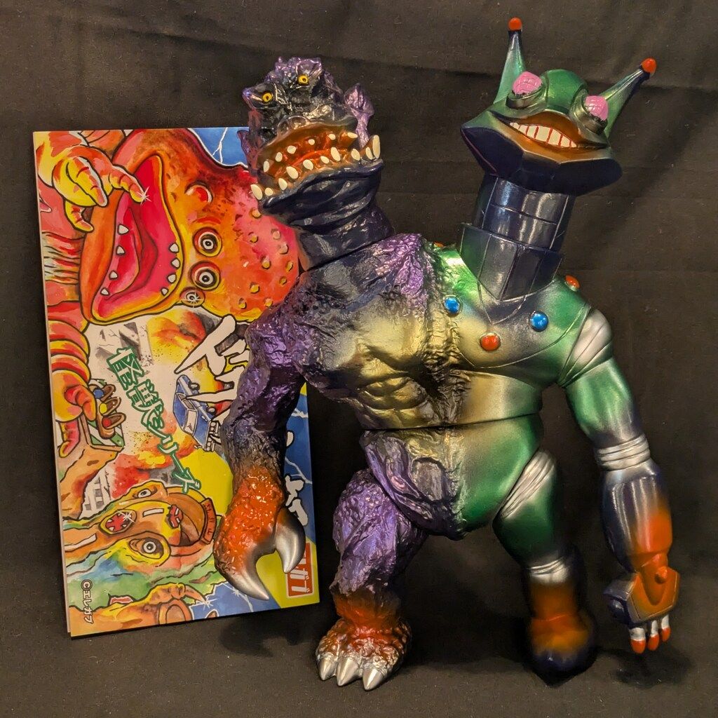 エレガブ ドクロ ヒトゴミラ 6期 ドクロ太郎 紫成型 ソフビ 5452