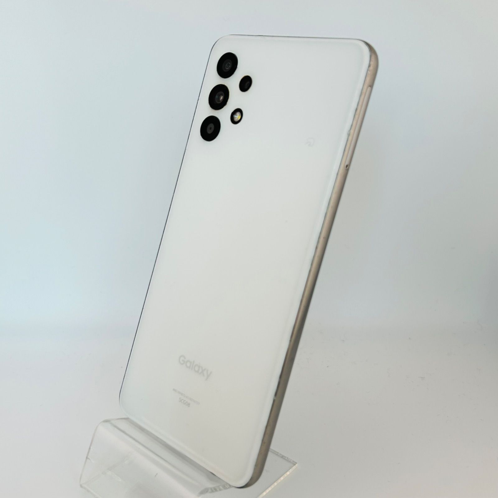 Galaxy A32 5G SCG08 Galaxy スマホ ホワイト 初期化済 ムスビー