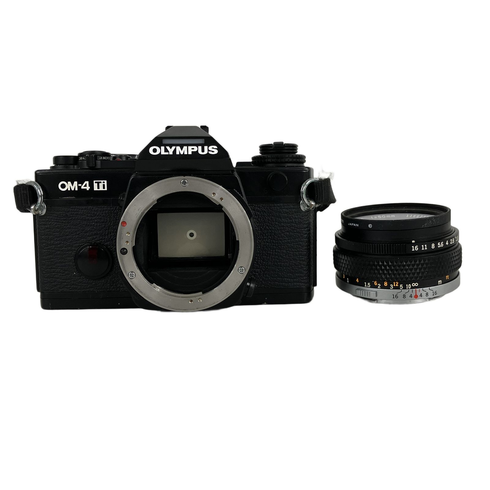 メ0817-30】OLYMPUS OM-4 Ti フィルムカメラ ジャンク メ0817