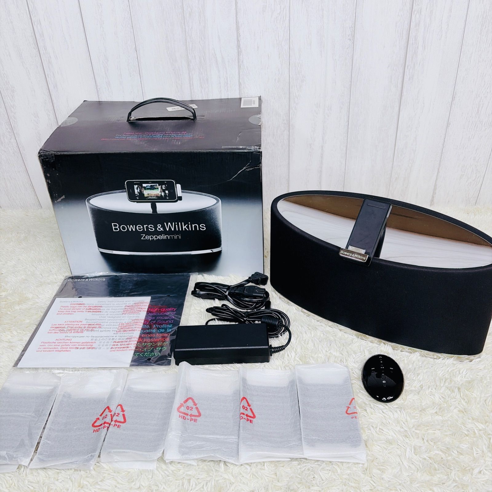 B&W Zeppelin Mini ツェッペリンミニ 美品 極美品】B&W Zeppelin Mini