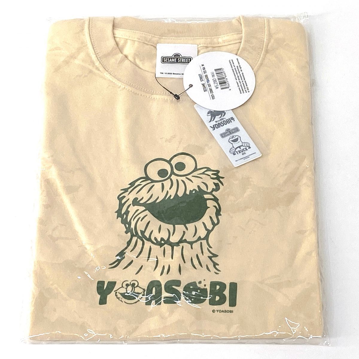 SESAME STREET TRUCK YOASOBIコラボ Tシャツ(M) セサミストリートの
