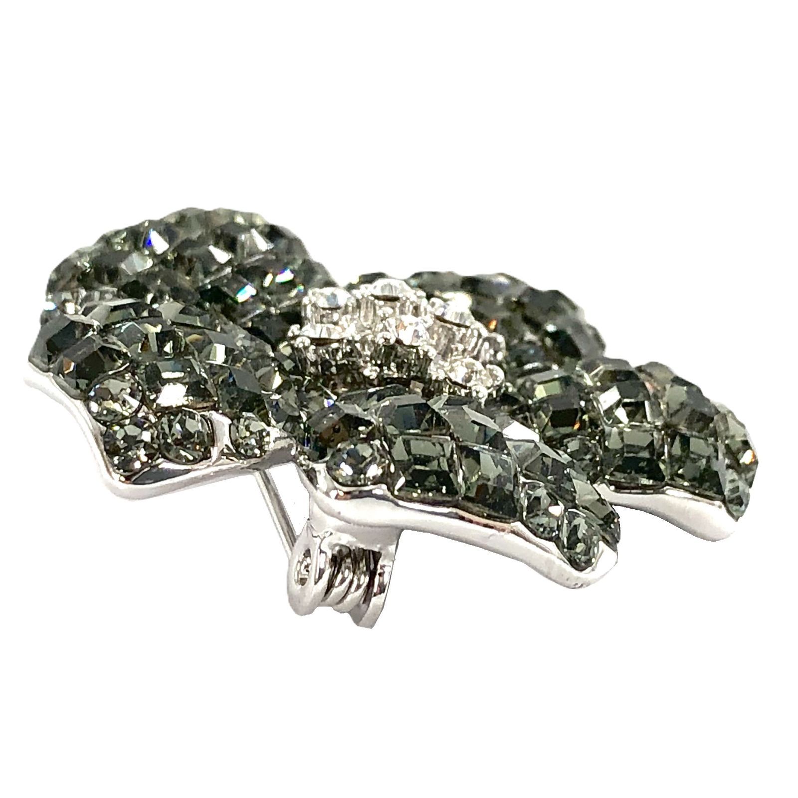 FOXEY フォクシー ブローチ フラワー シルバー系 レディース