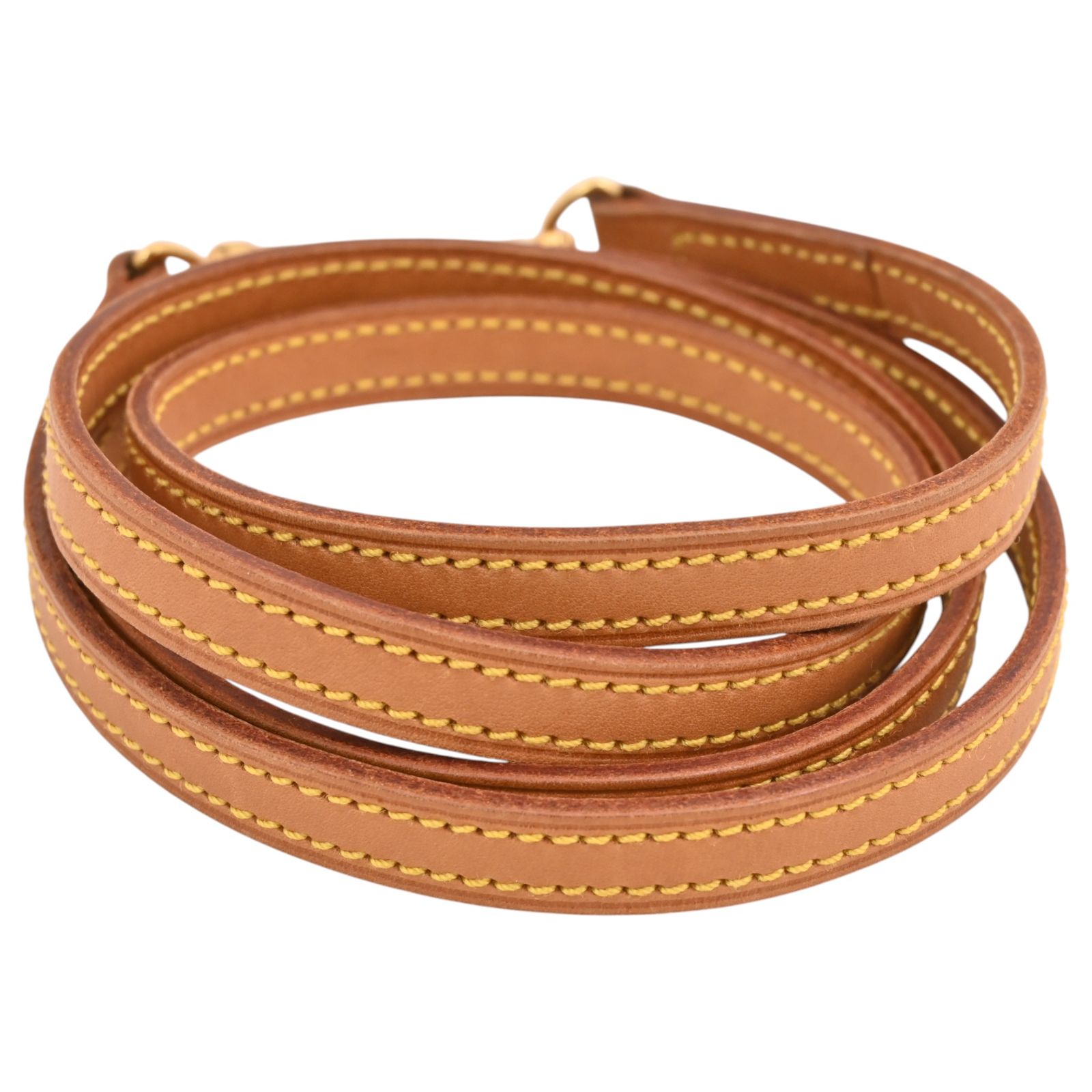 ルイヴィトン ヌメ革 ショルダーストラップ ゴールド金具 Aランク