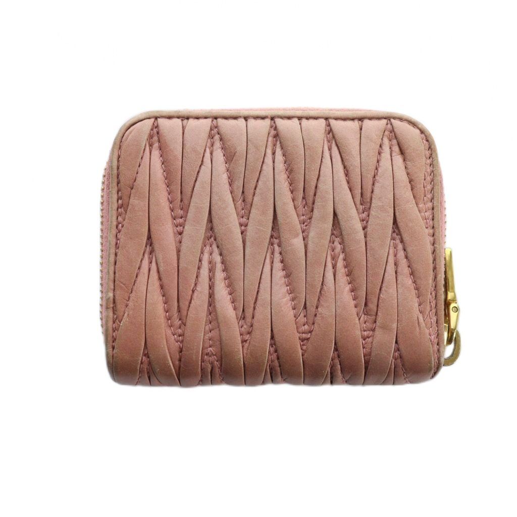 ミュウミュウ miumiu マテラッセ コインケース 小銭入れ 財布 レザー