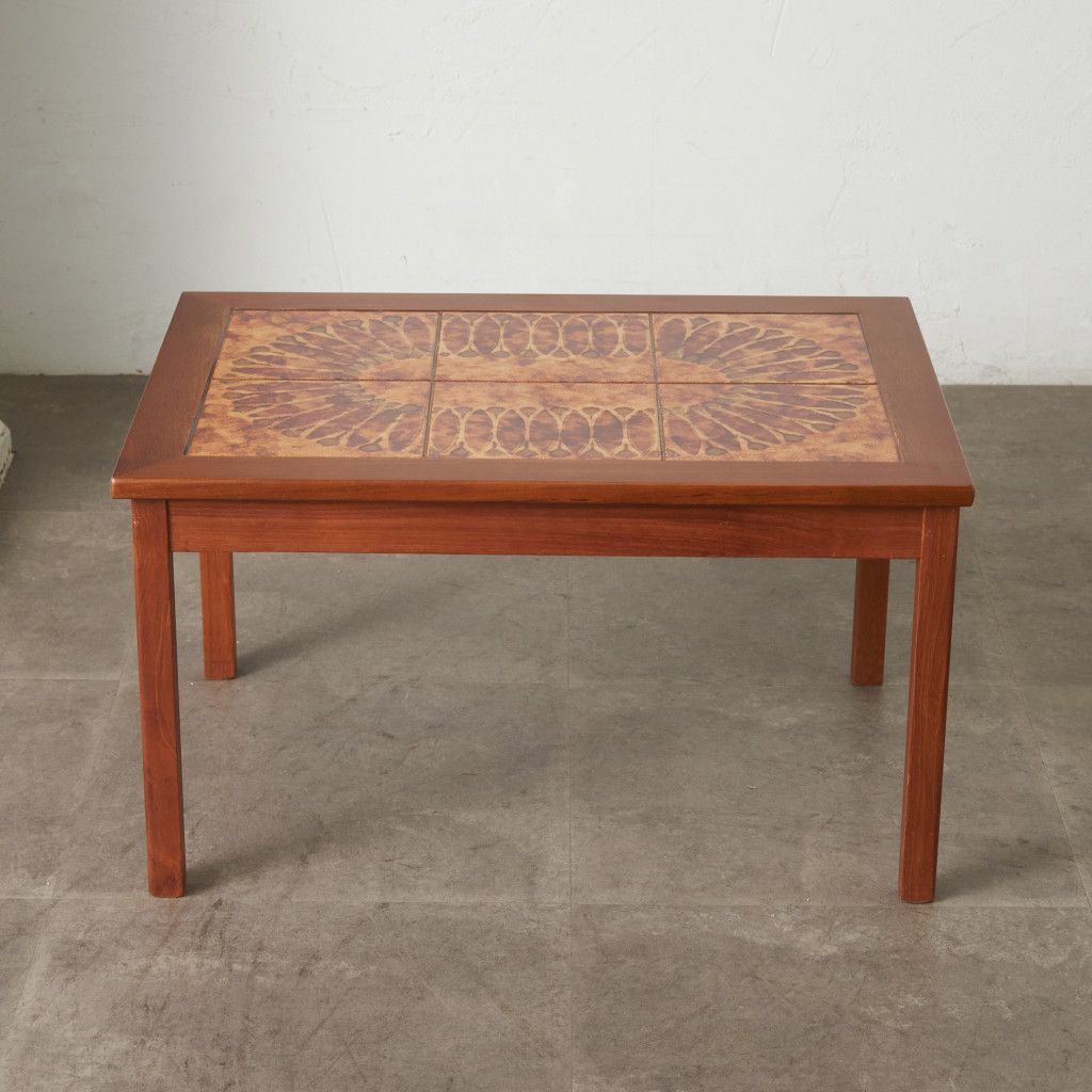 デンマーク製 TOFTEN mobelfabrikken タイルトップ チーク コーヒー