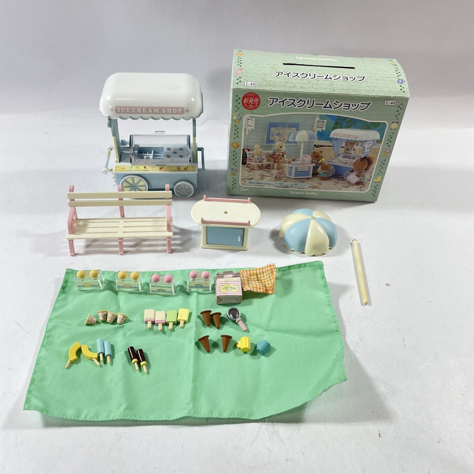 ☆ 希少！ シルバニアファミリー アイスクリームショップ 箱入り ミ-44