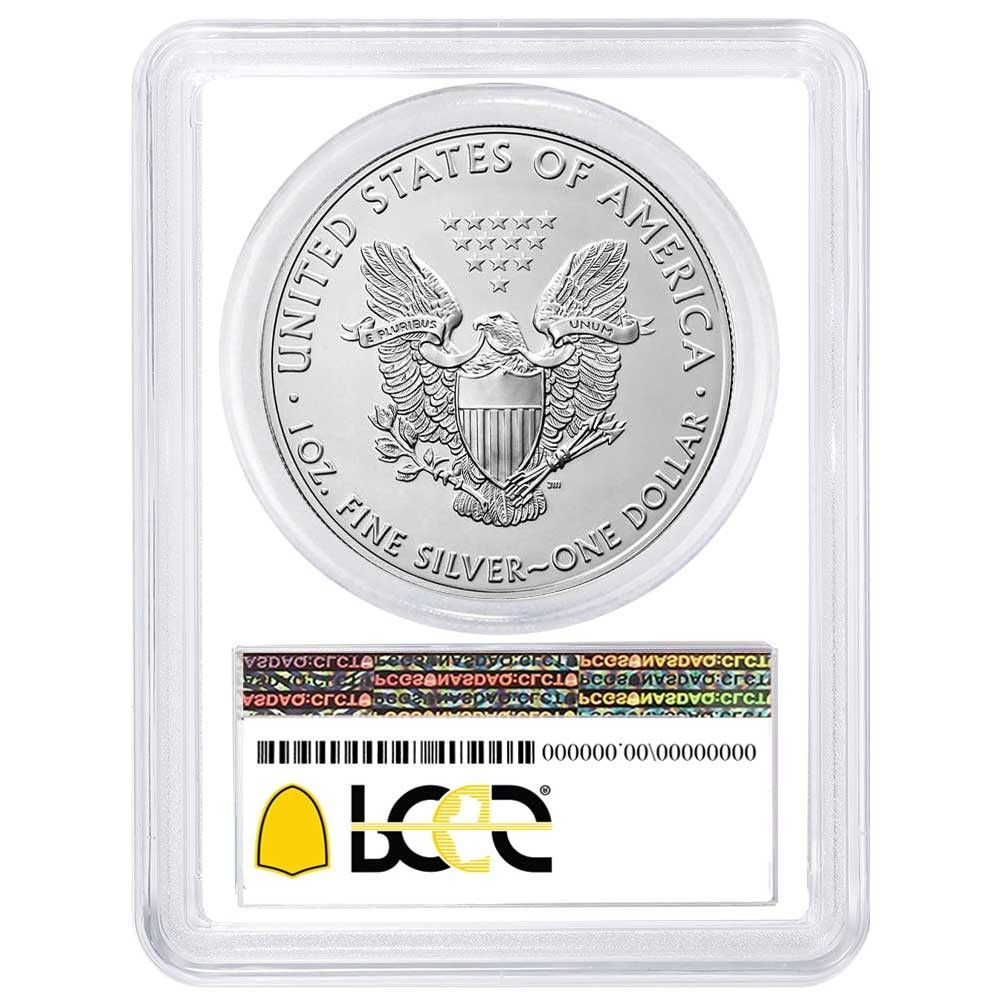 2021年 1ドル タイプ1 アメリカン シルバー イーグル PCGS MS70 FS