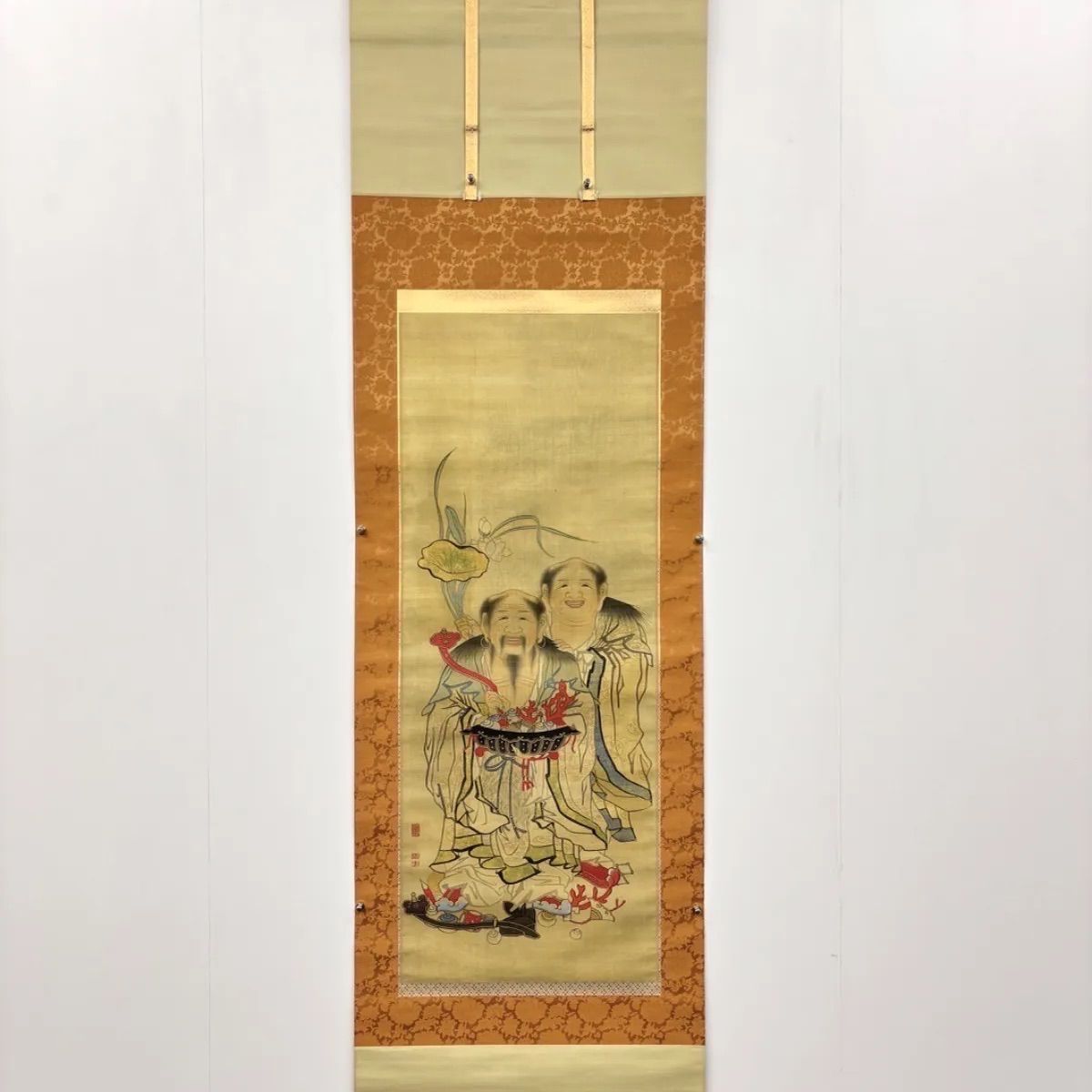 掛軸 M.88 佚名 人物の図 落款印あり ＃茶掛＃古美術 #骨董品 #まとめ