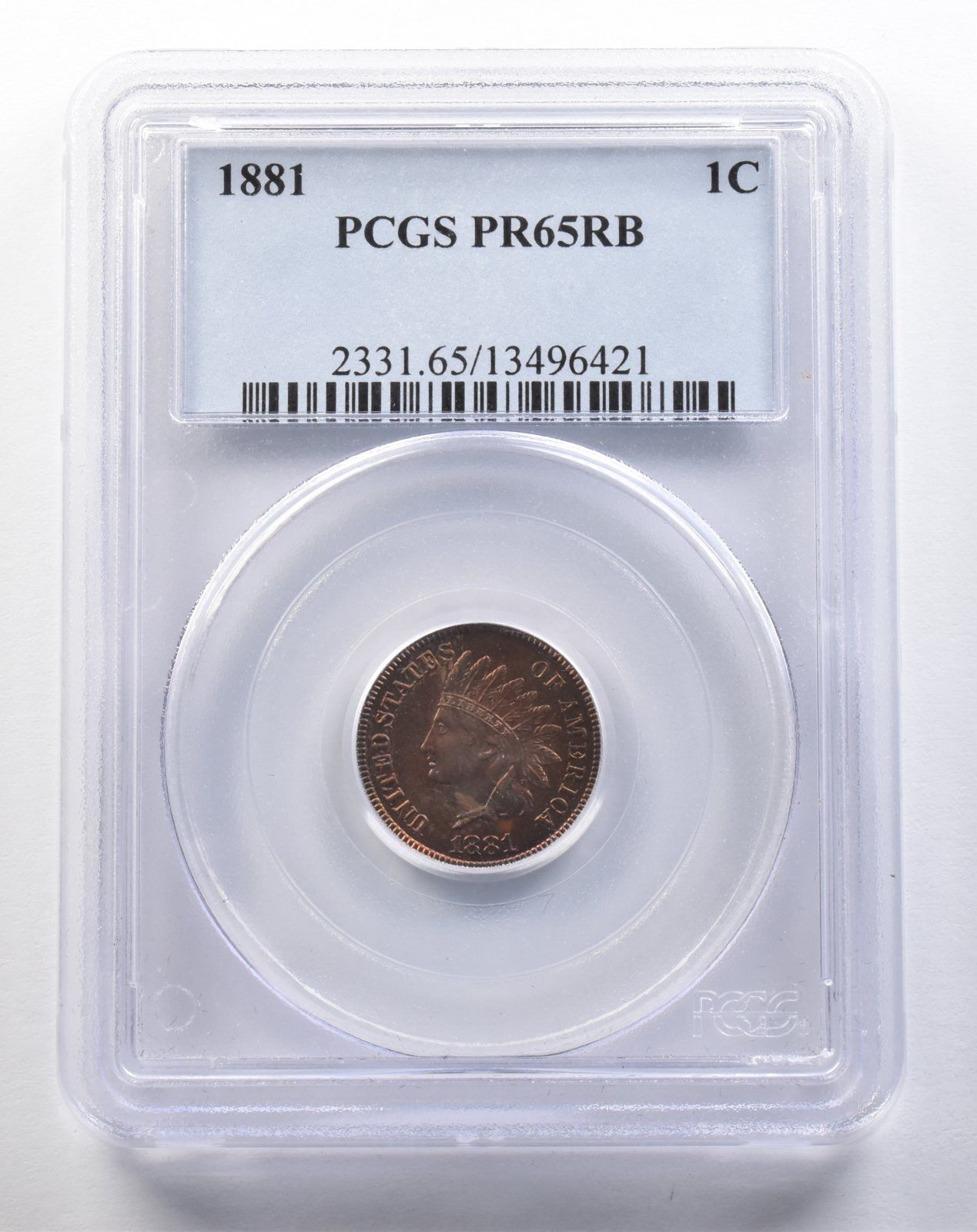 1881年インディアンヘッドセント PR65 RB PCGS *5675 - メルカリ