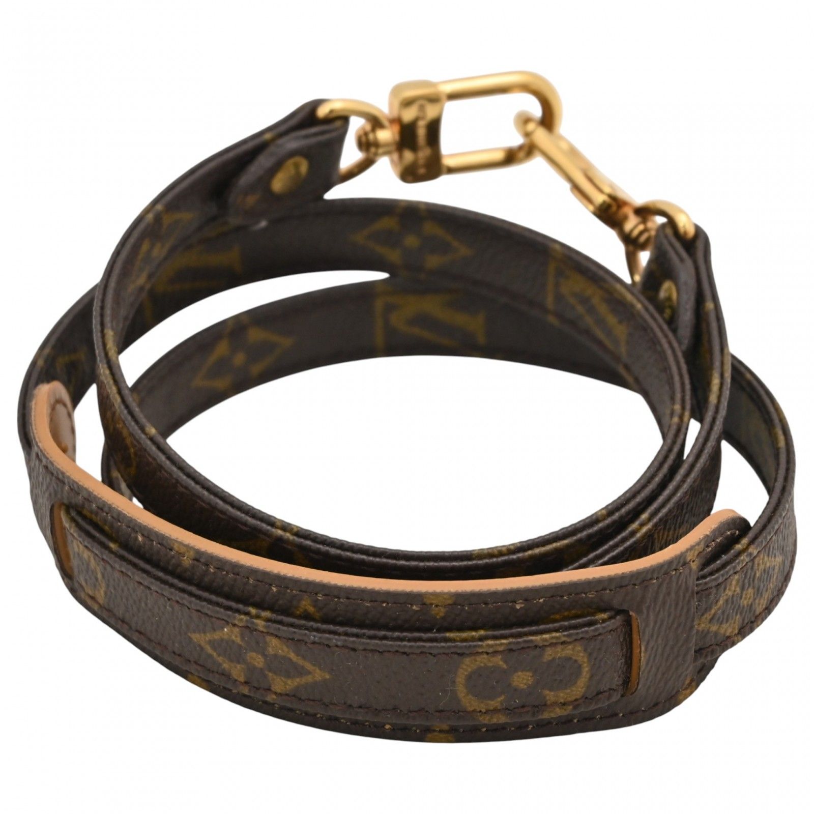 ルイヴィトン モノグラム ショルダーストラップ ゴールド金具 Bランク