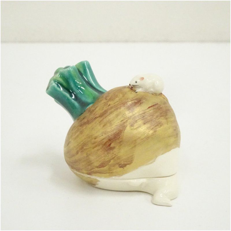 丹山窯 小峠葛芳造 干支子香合（共箱） 茶道具 茶道 香道 香道具