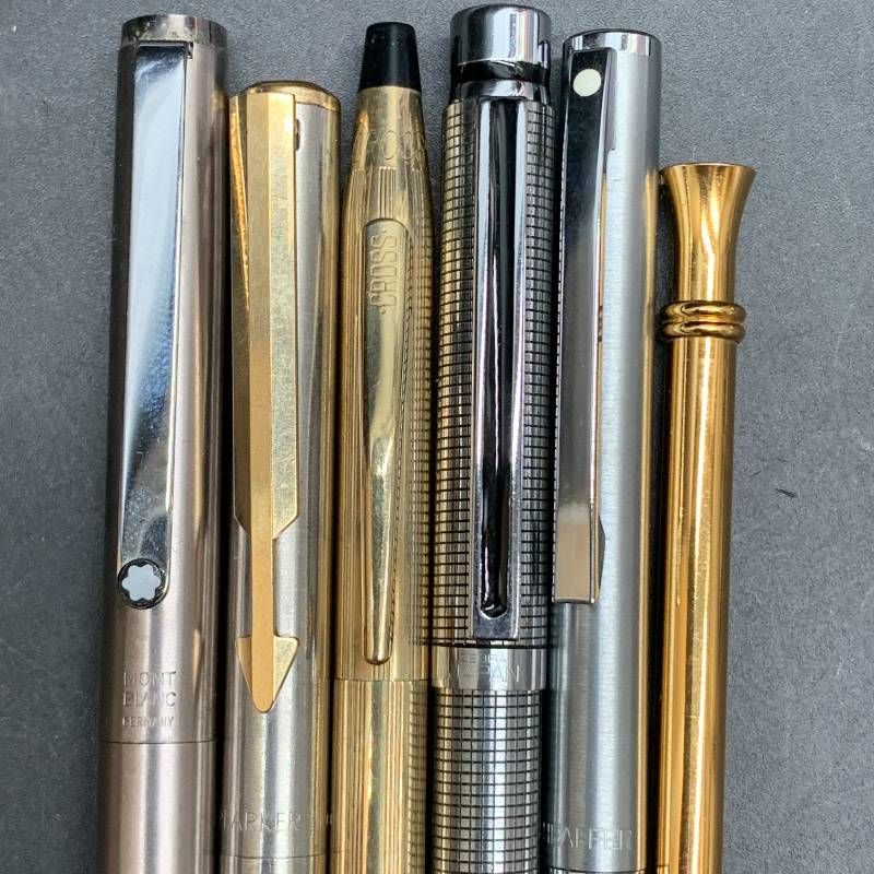 ボールペン/シャープペン6本まとめ パーカー ゼブラ クロス