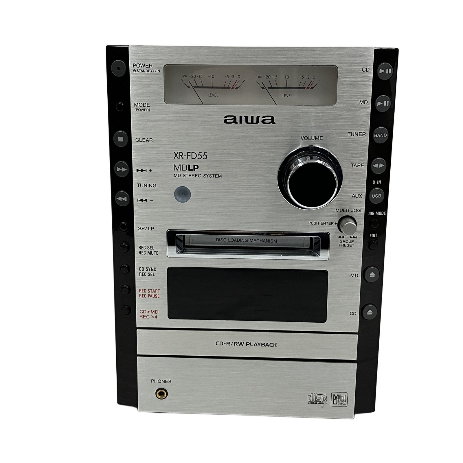 aiwa XR-FD5 CD MD システム コンポ ミニコンポ 音響機器 オーディオ