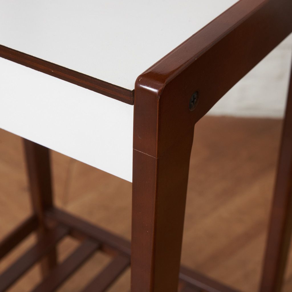 karimoku 60 年代 電話台 サイドテーブル 当時物 オールドカリモク