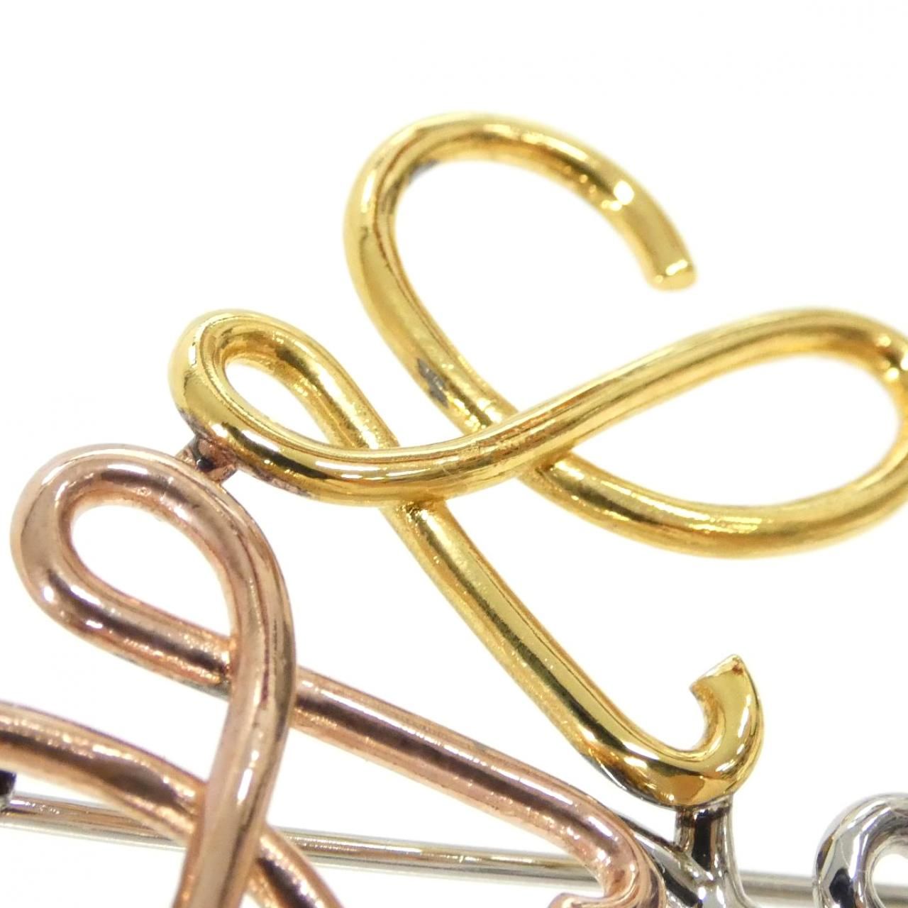 新品 LOEWE ロエベ アナグラム ブローチ マルチカラー LOEWE - ロエベ