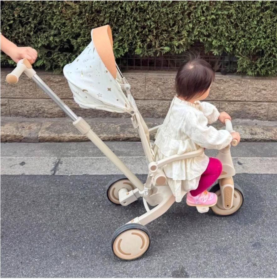 ⭐️新品⭐️多機能三輪車【ベージュ／レッド／イエロー】 安い 7in1