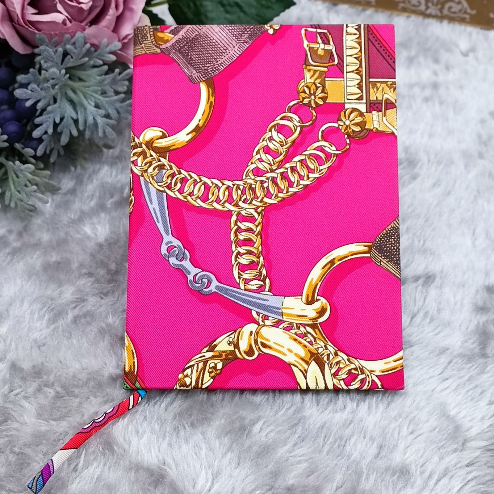 HERMES 》 ☆未使用☆ エルメス ノート カヴァルカドゥール シルク