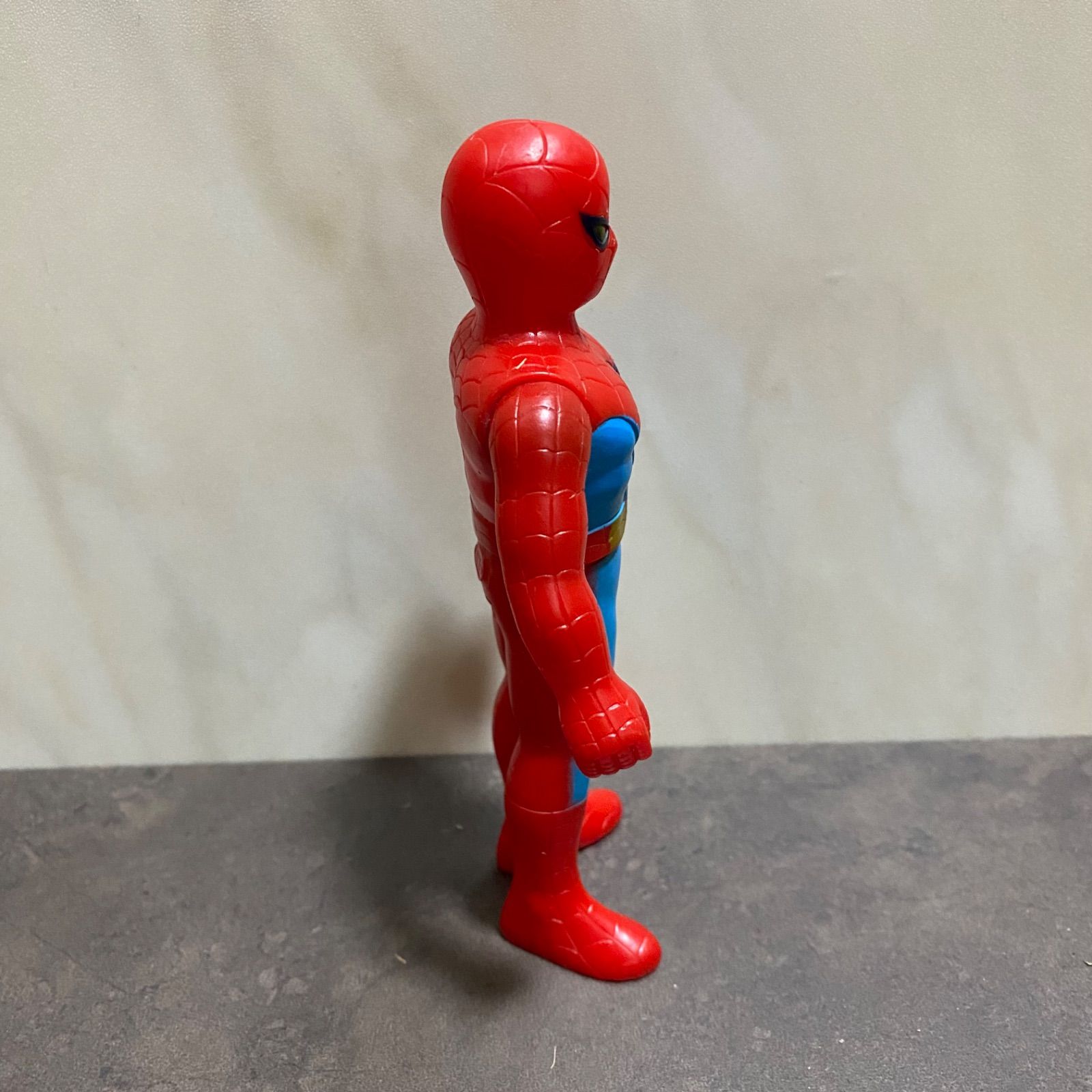 1978 スパイダーマン ソフビ ポピー SPIDERMAN 面取れ 25㎝ ポピー