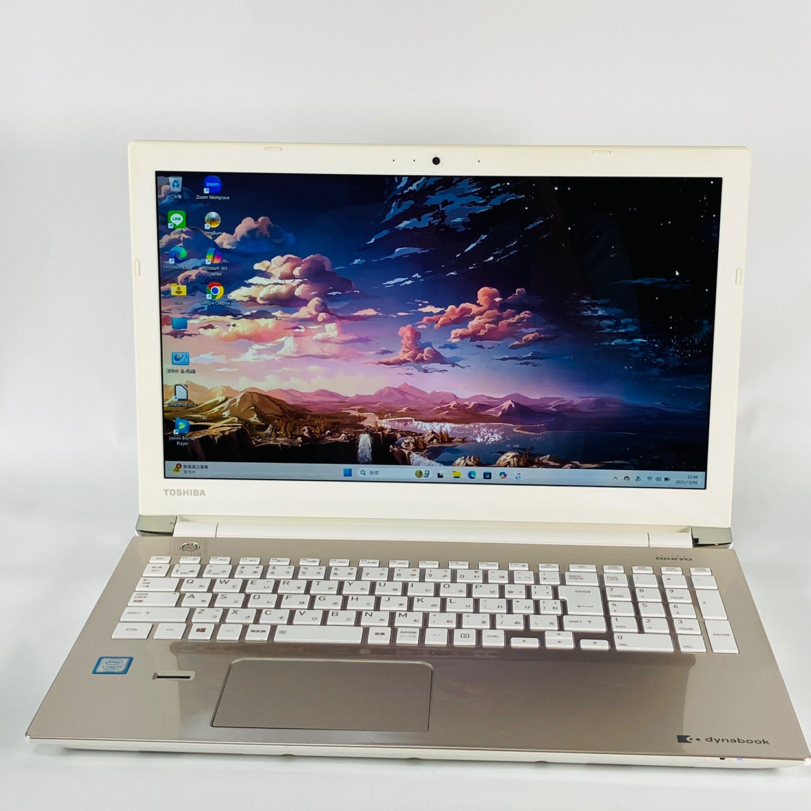 東芝Dynabook P1-T6RP-EGノートパソコンi7第11世代動作品 東芝