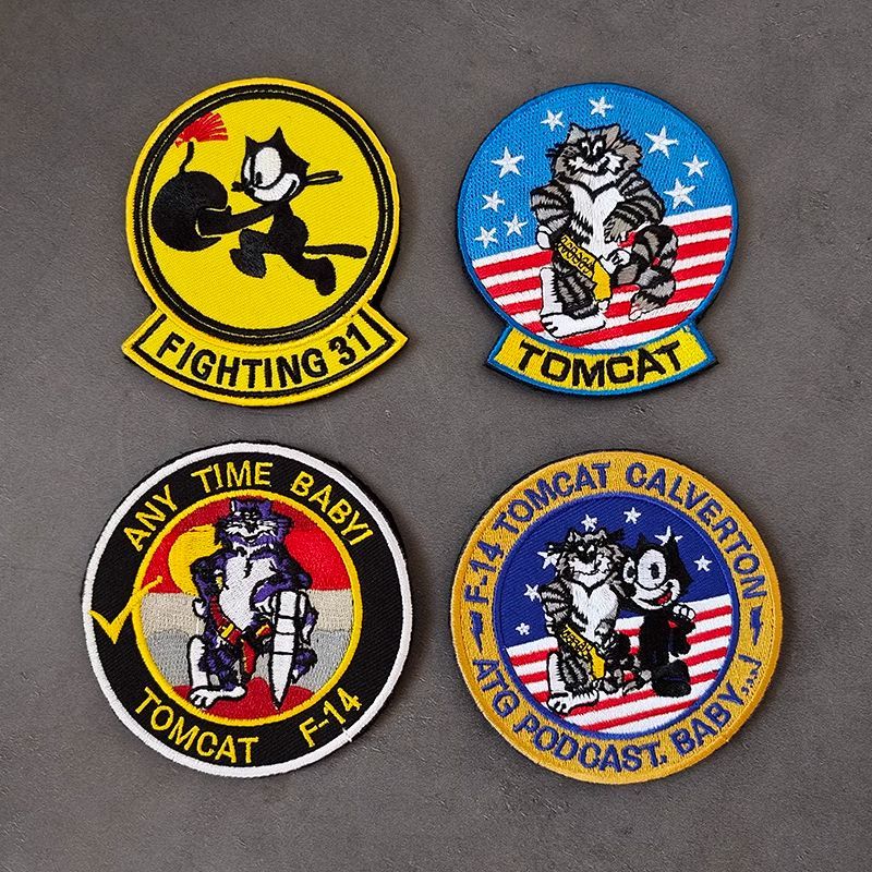 VF-31米海軍 F14パッチ 刺繍ワッペン 4点セット - メルカリ