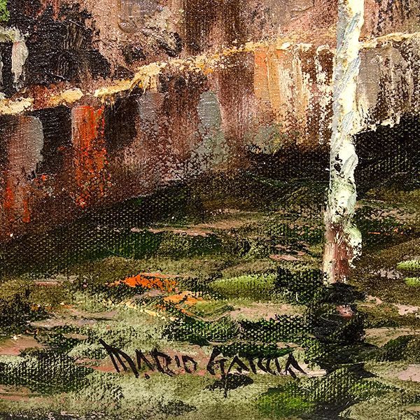 F6 油彩画 「ヴェネチア」 マリオ・ガルシア F6号 イタリア 水の都を