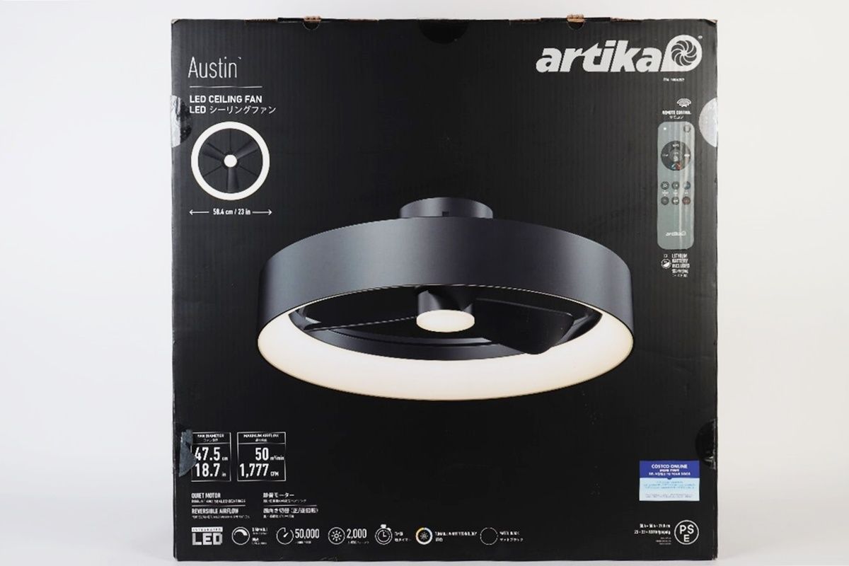 訳あり artika アウトレット Austin LED シーリングファン FAN-AUR