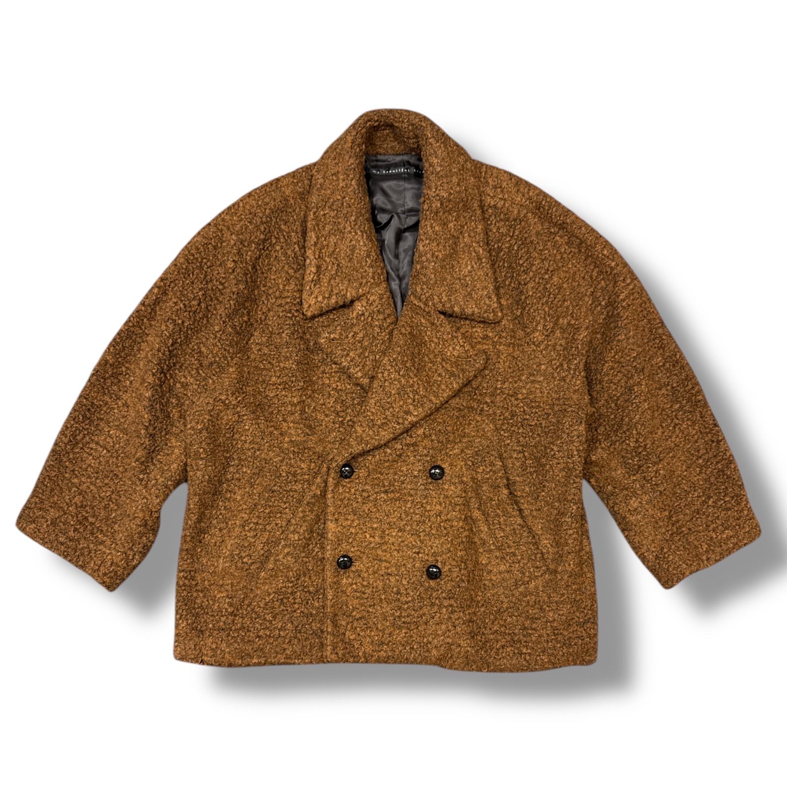 五台山緑石の門字抄手硯】◇約8.6吋◇群微点状波紋の潤緑美石◇神獣文