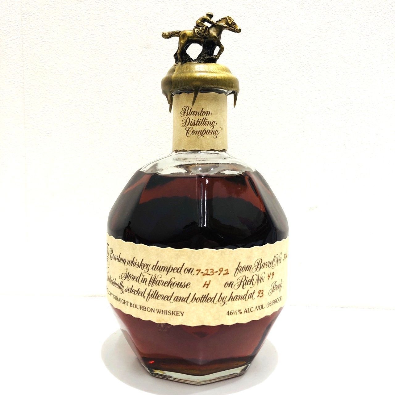 ▽Blanton's ブラントン Single Barrel シングルバレル 1992 Bourbon
