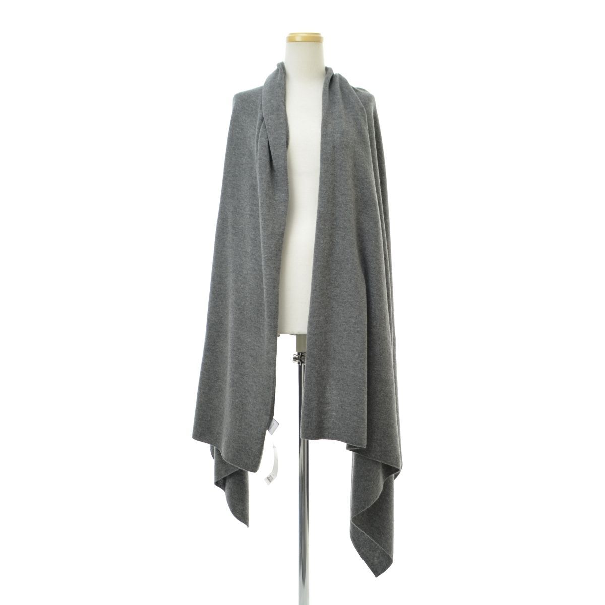 WRAY レイ】プレミアムウールラップストール グレー WRAY ウールニット