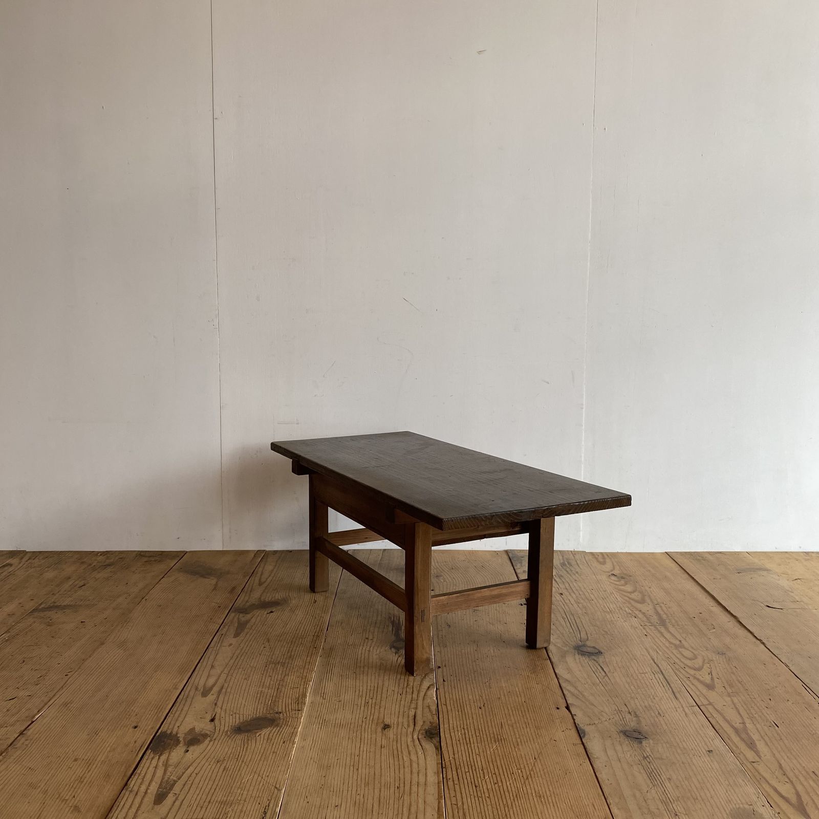 アンティーク ローテーブル 文机 展示台 レトロ 無垢材 y188 - メルカリ