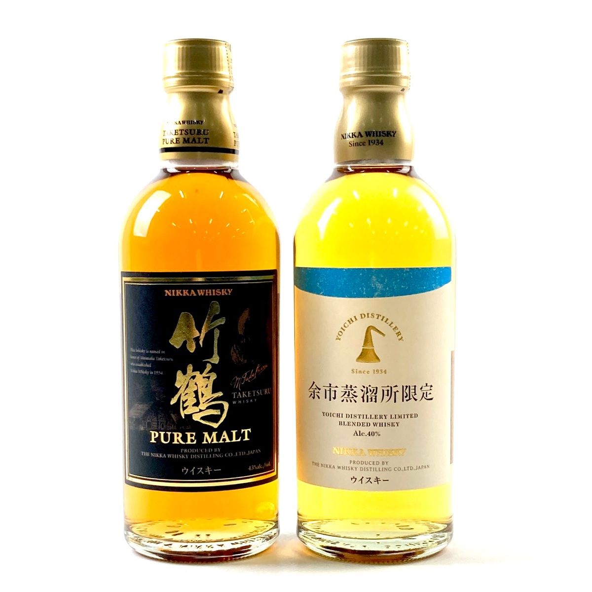 クリアランス 【東京都内限定お届け】 2本 竹鶴 ピュアモルト ブラック