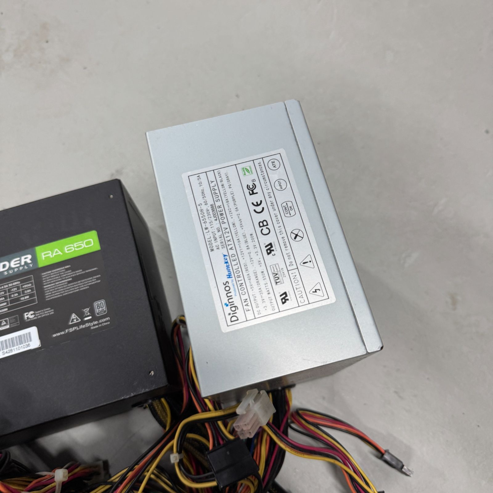 10 通電確認済 電源ユニット 600W～650W 7個