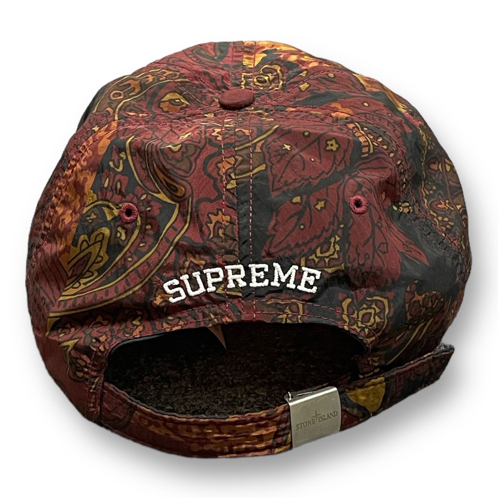 国内正規 Supreme 15SS Stone Island Metal Camp Cap メタル ナイロン