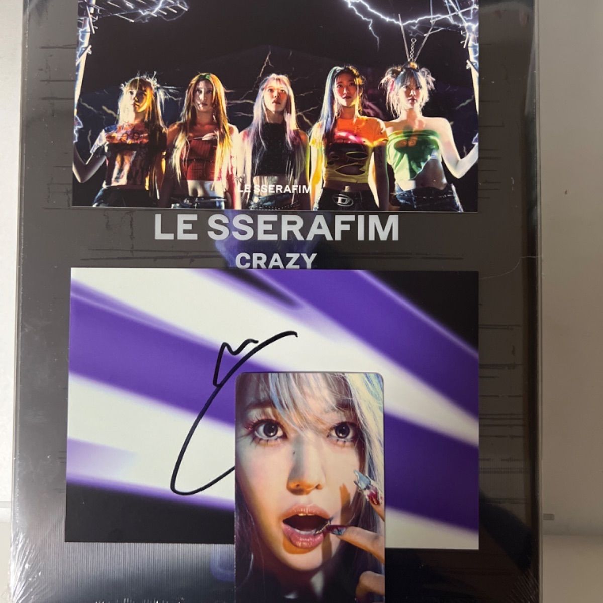 ルセラフィム サクラ 直筆サイン入りポストカード アメリカ限定盤 Le