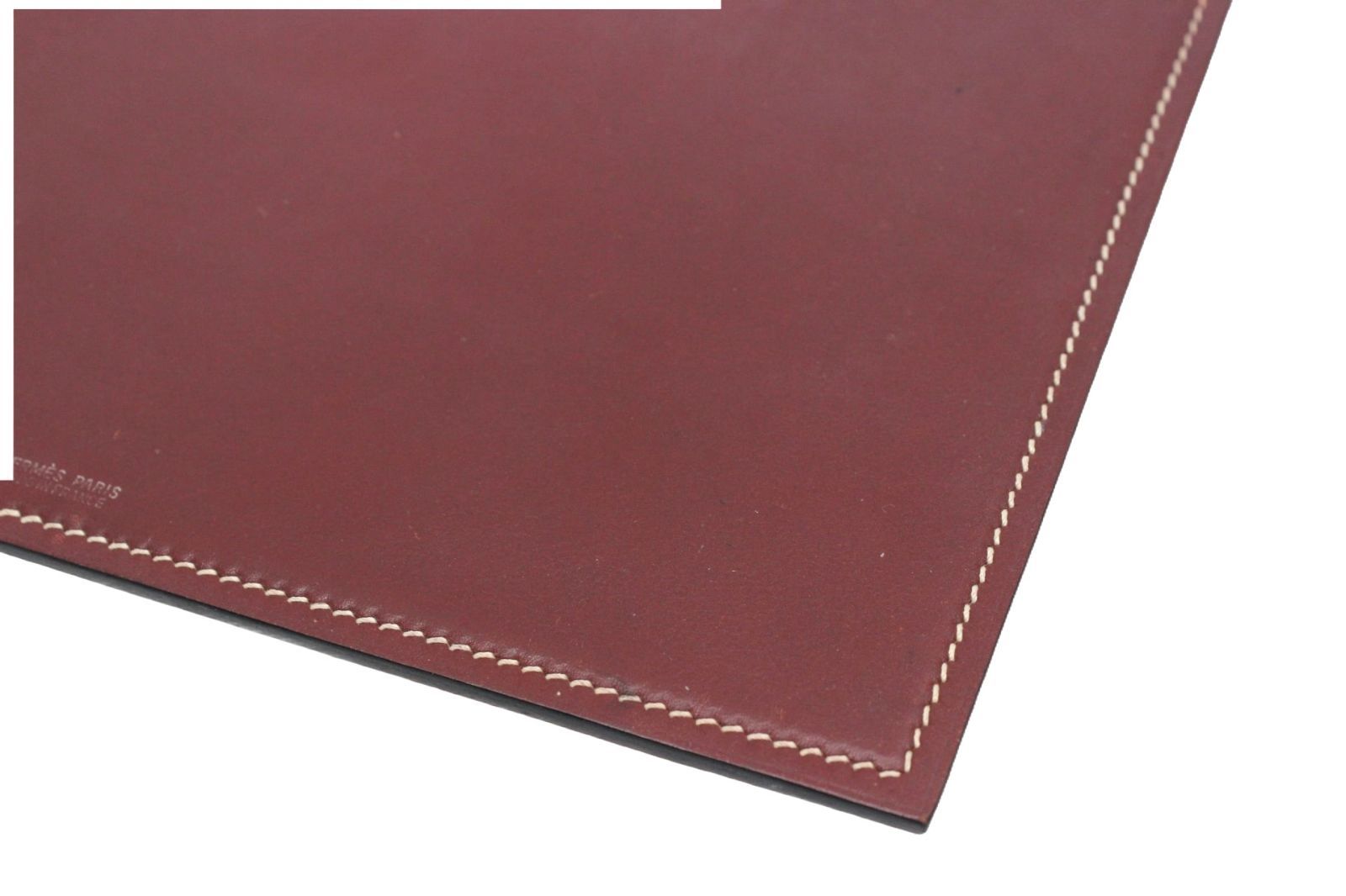 エルメス マウスパッド レザー エンジ ボルドー コレクション レッド