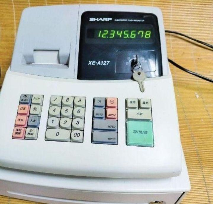 シャープレジスターXE-A127簡単便利特殊送料込122203