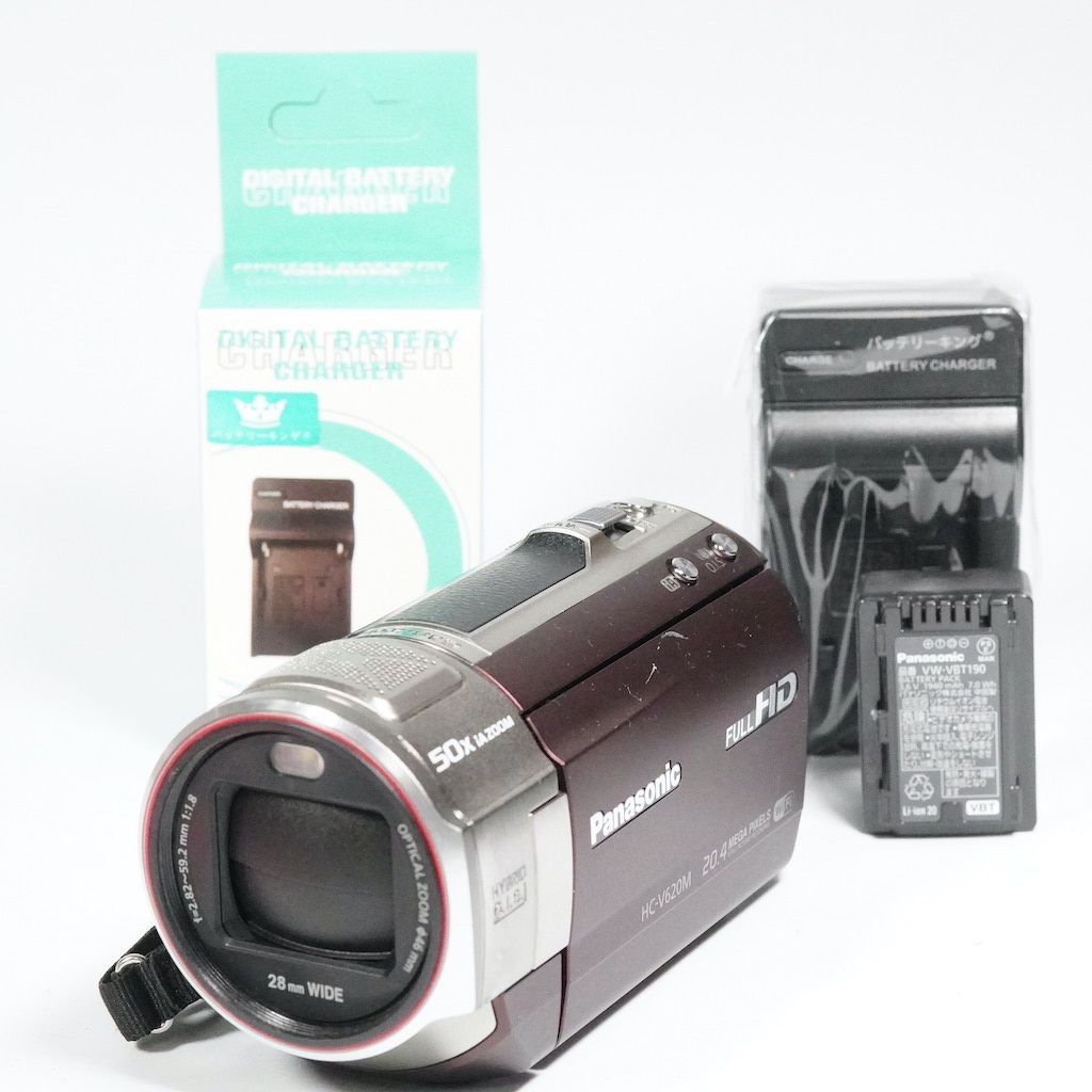 Panasonic パナソニック HC-V620M 最高 ブラウン 動作OK 返金保証/1783