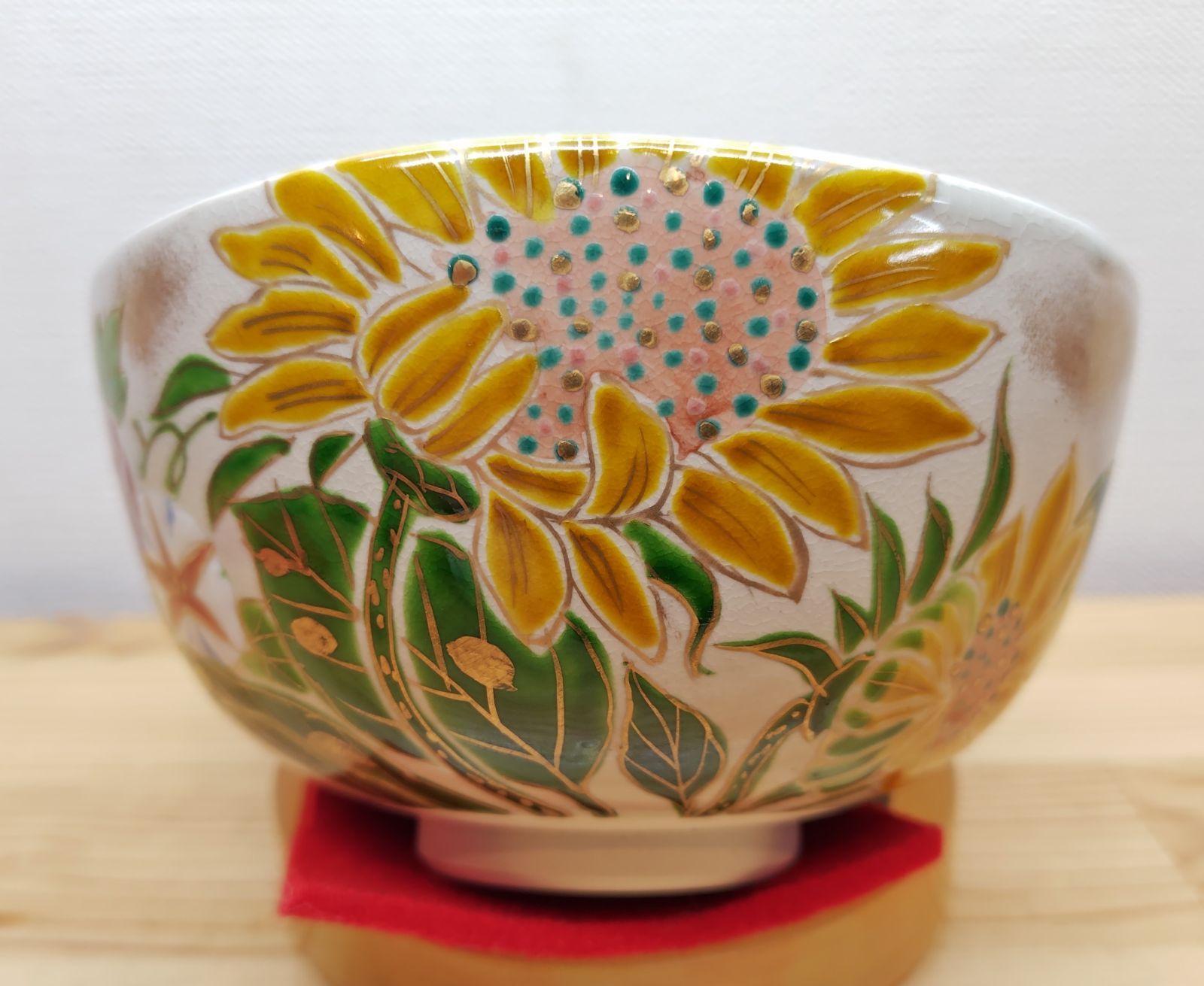 送料込【逢絢亭・新品】茶道具 数茶碗 京焼 乾山写 十二月絵替 水野秋