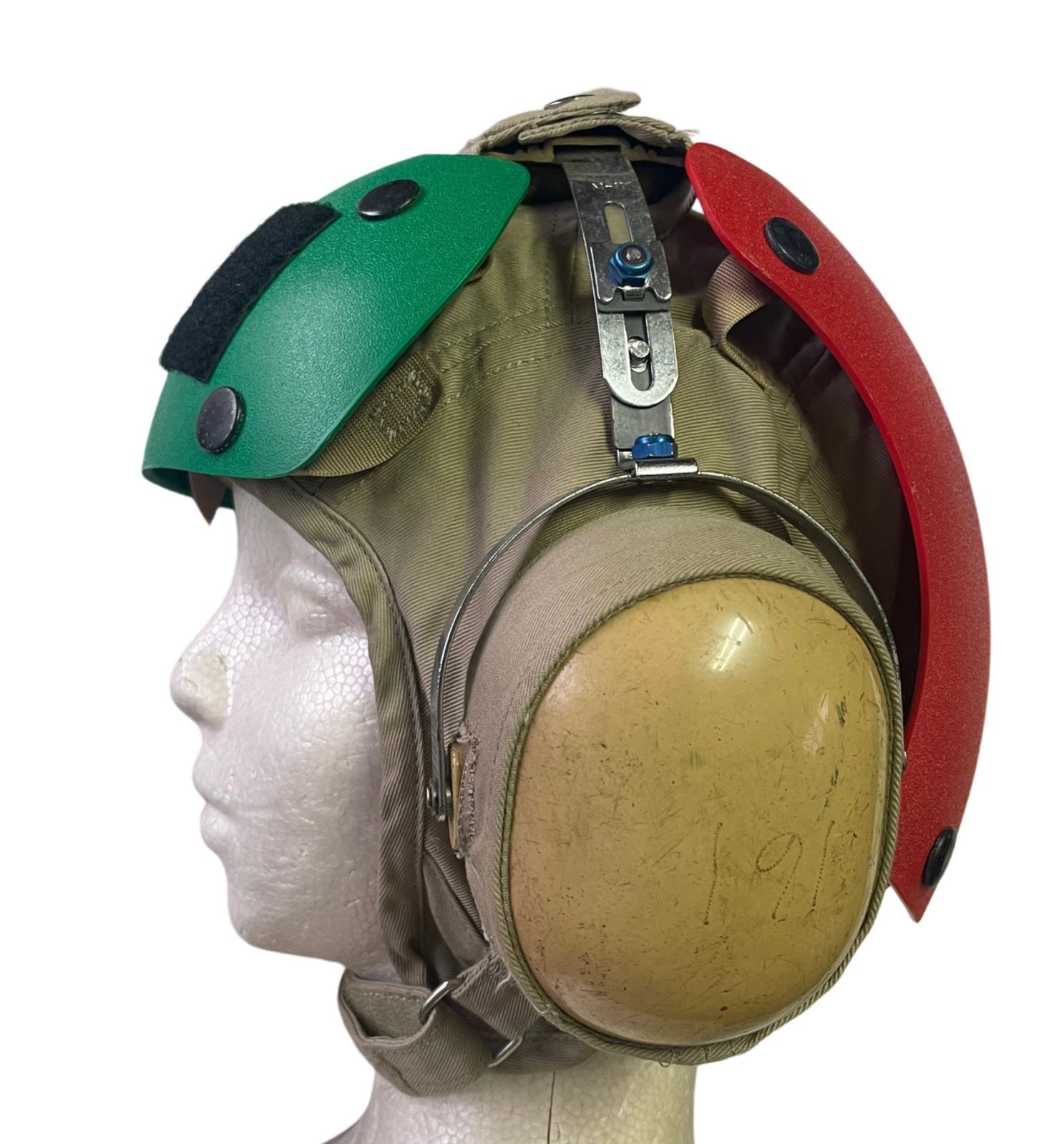 フライトデッキクルー・防音ヘルメット レッド・グリーン 7-1/2 - メルカリ