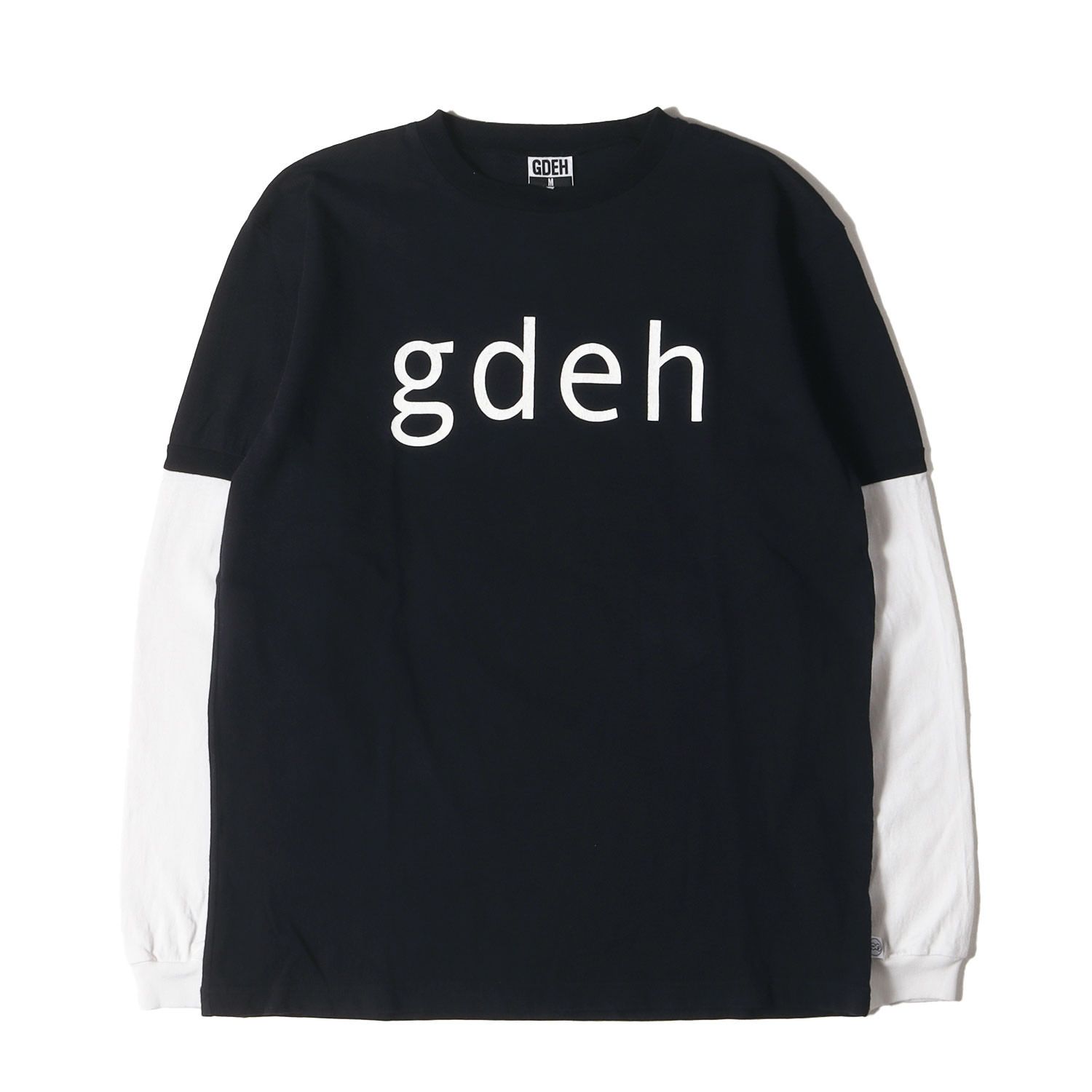 GOOD ENOUGH グッドイナフ Tシャツ サイズ:M 00s GDEHロゴ レイヤード