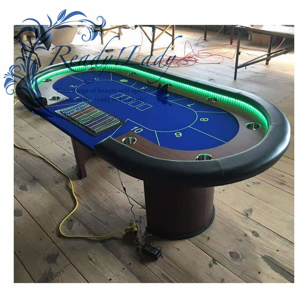 新品未使用 LEDポーカーテーブル レア WPTブラックデザイン