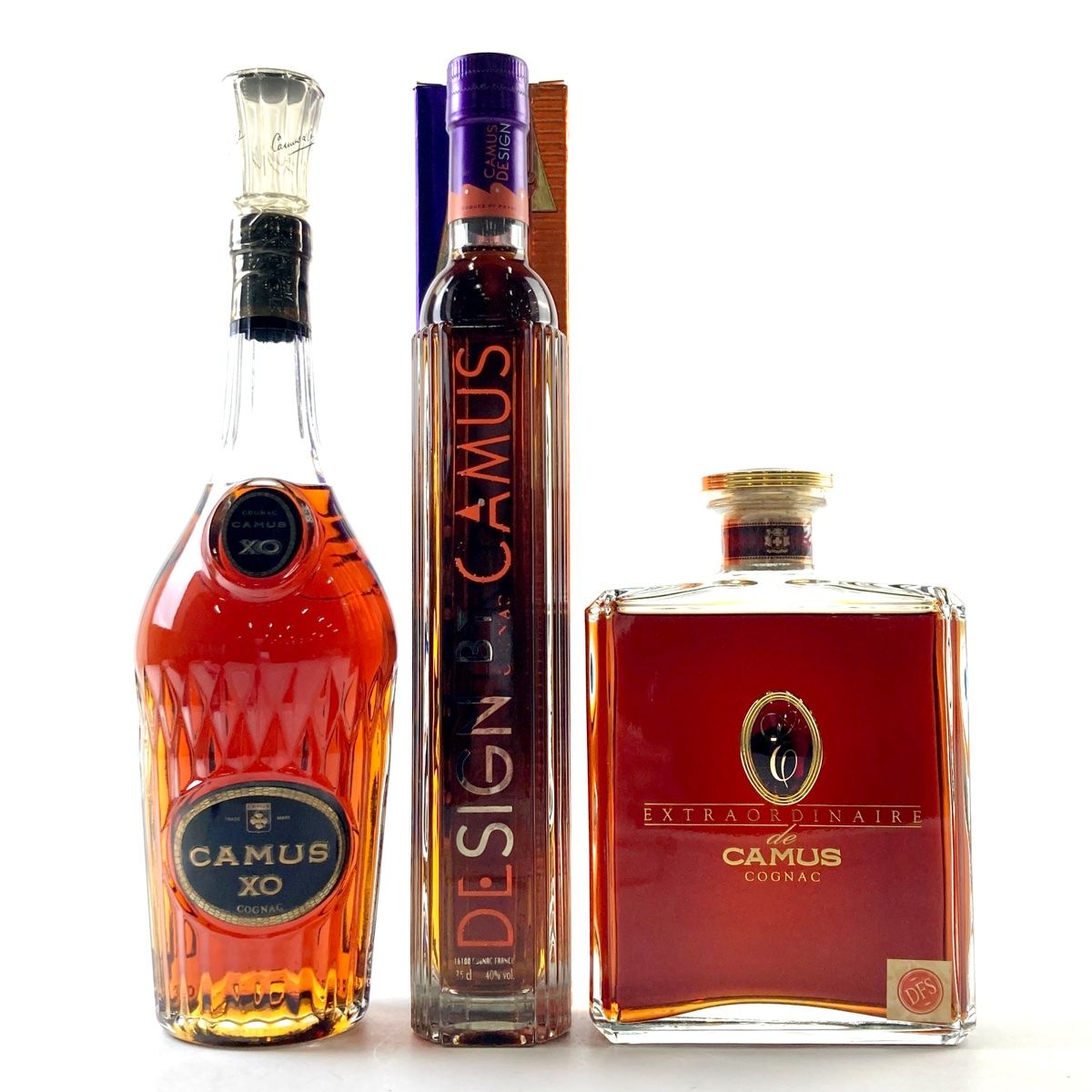 3本 カミュ CAMUS XO ロングネック デザイン エクストラ