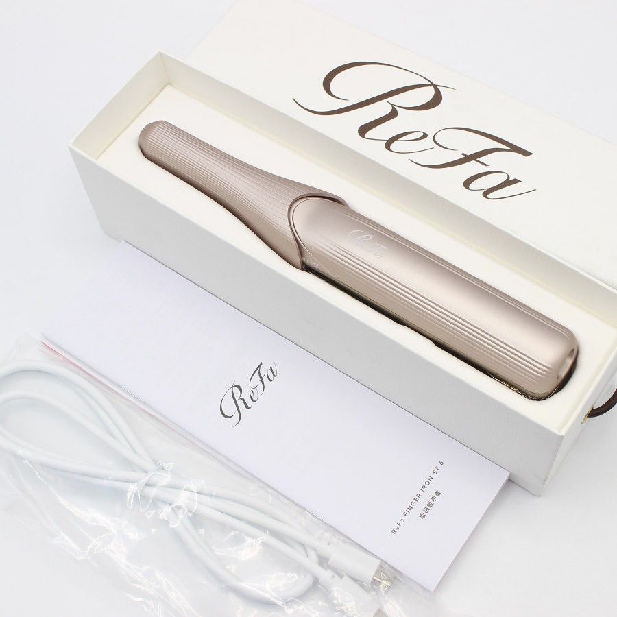 リファフィンガーアイロンST6シャンパンゴールドReFa FINGER IRON