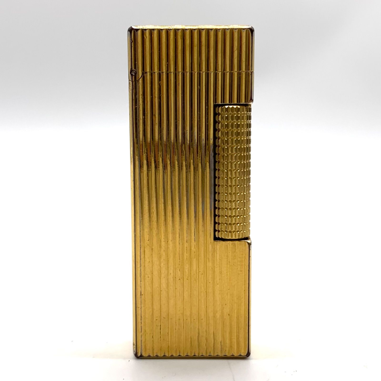 火花未確認】Dunhill ガスライター ローラータイプ ゴールド ダンヒル