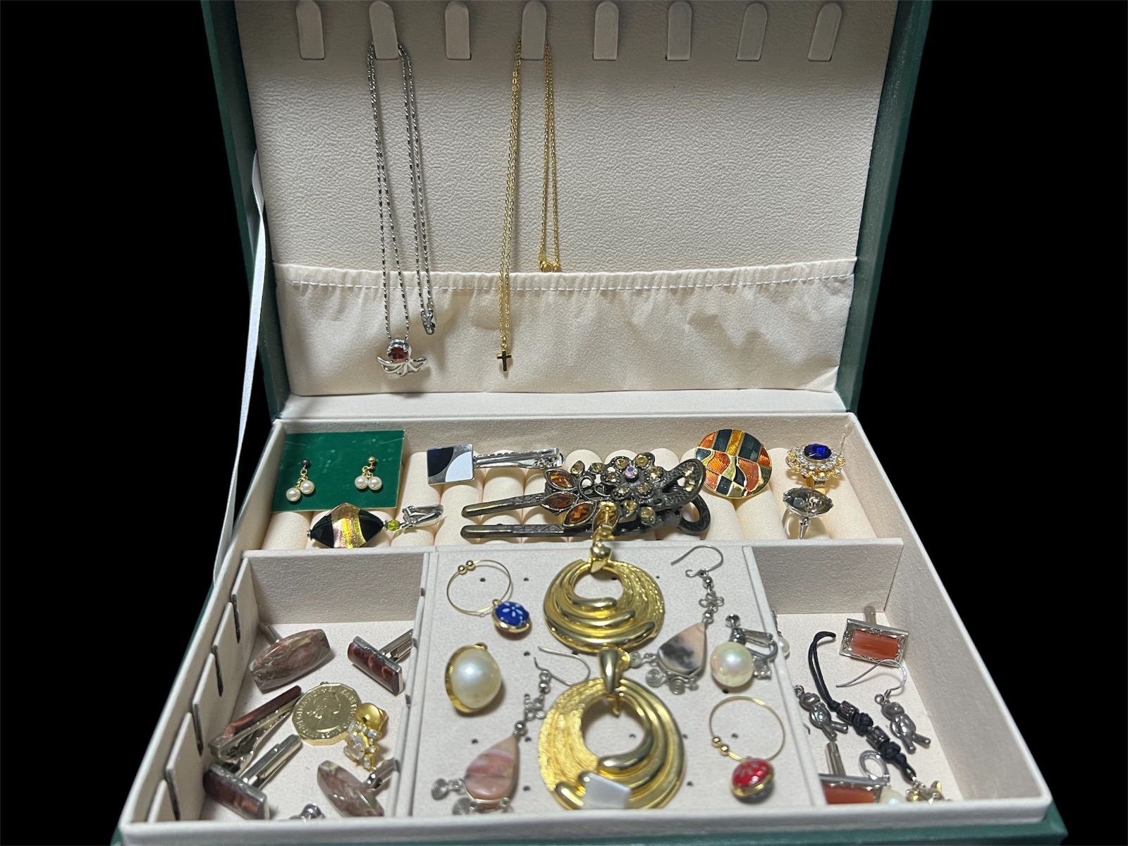 遺品整理 人気 まとめて㉜】ジュエリー 20点 ネックレス ブローチ